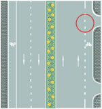 ：路右侧车行道边缘白色虚线是什么含义？之图片